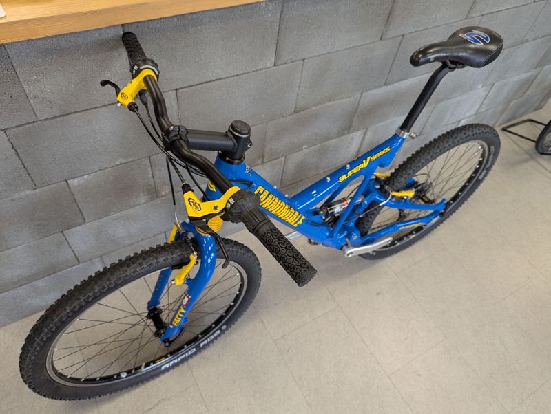 Cannondale Super V 2000, velikost M, Volvo, rok 1999, CODA, po repasi, původní osazení