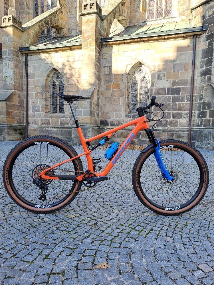NOVÁ CUSTOM STAVBA Santa Cruz Blur C / Rock Shox SID / Sram GX AXS, XX1 / velikost XL / carbon DTSwi