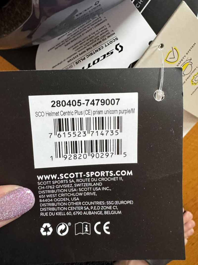 Cyklistická helma Scott Centric Plus MIPS barva Unicorn vel.M 