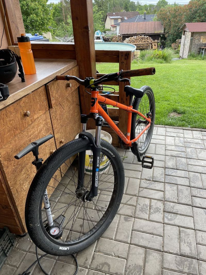 Prodám dirt bike blackjack 26 orange