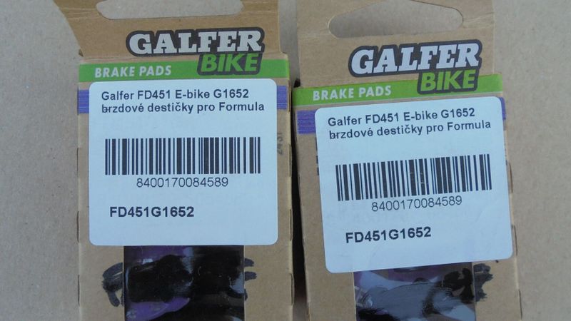 Galfer pro Formula Cura 2