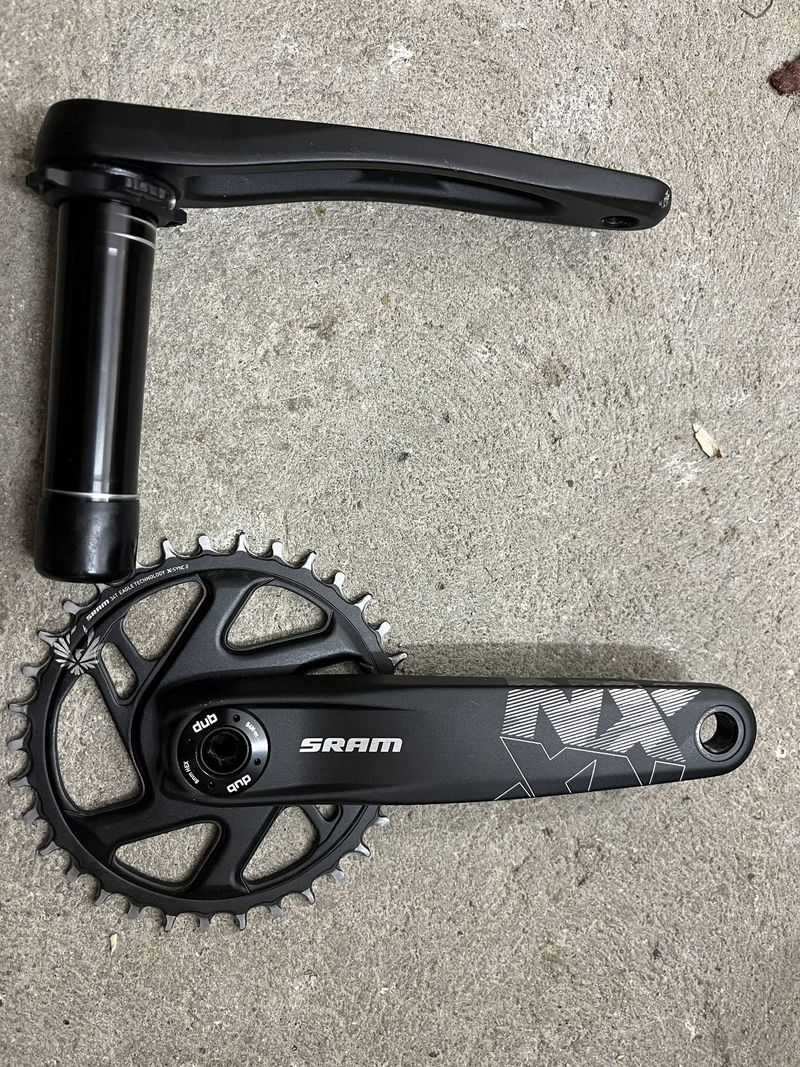 Kliky Sram NX, převodník Sram GX 34 zubů, DUB Boost, 175 mm, offset 3 mm 