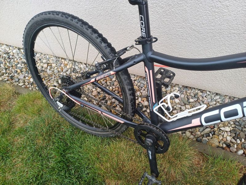 Dětské kolo CORE NIPPER 24 1x8s Black/Pink.