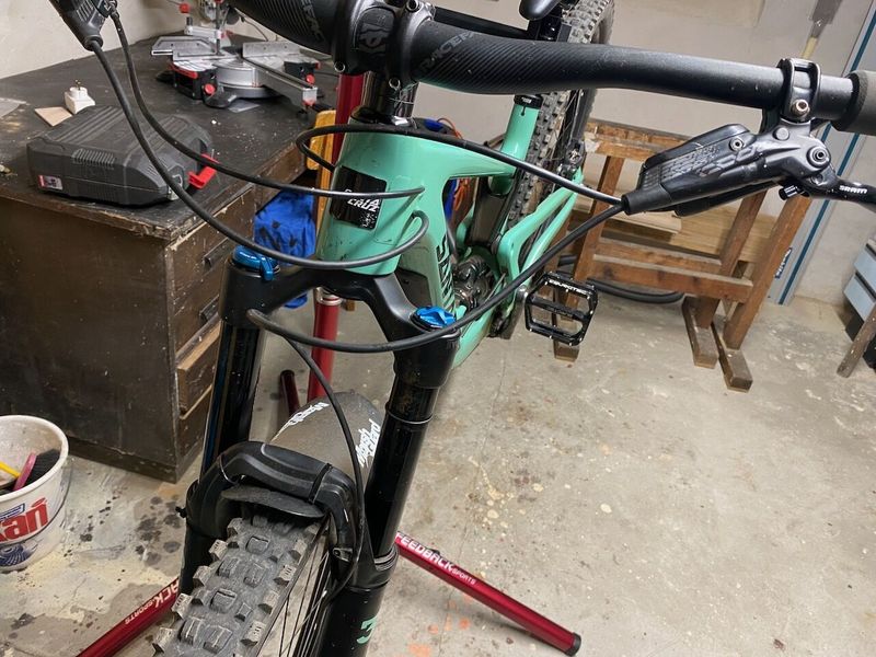 Sram Code R - komplet brzdy (páky, destičky, kotouče)