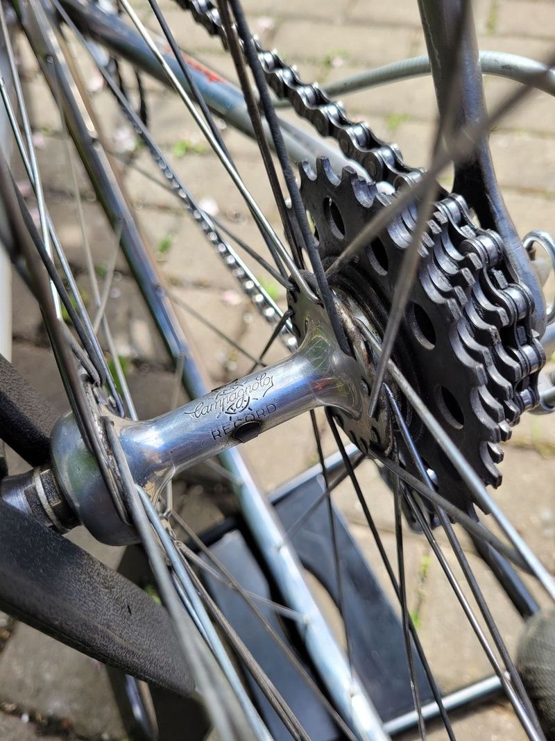 Favorit F1 Special 1986, výbava Campagnolo/Cinelli