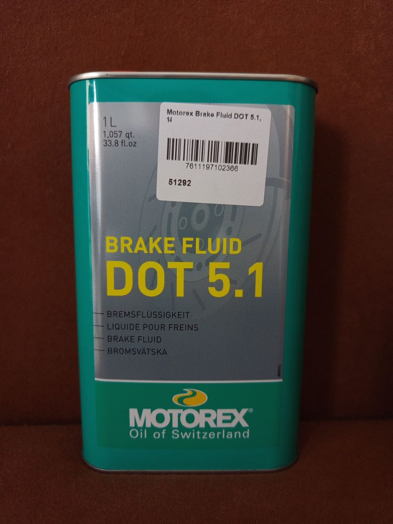 MOTOREX BRZDOVÁ KAPALINA DOT 5.1 1L - nová