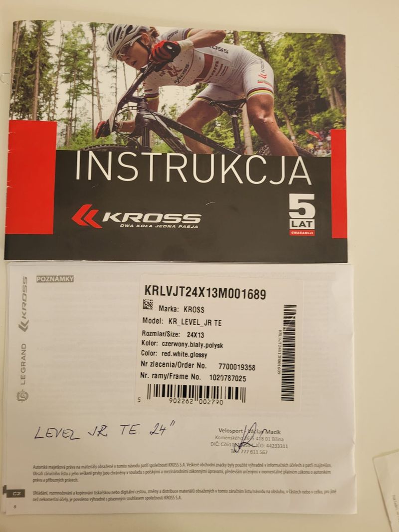 Prodám dětské horské kolo kross