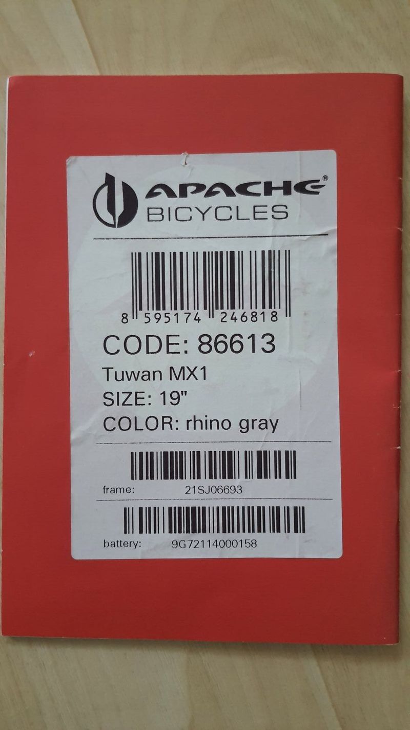 Prodám Apache Tuwan MXI, Bafang M500, 2 baterie 630 Ah, čip