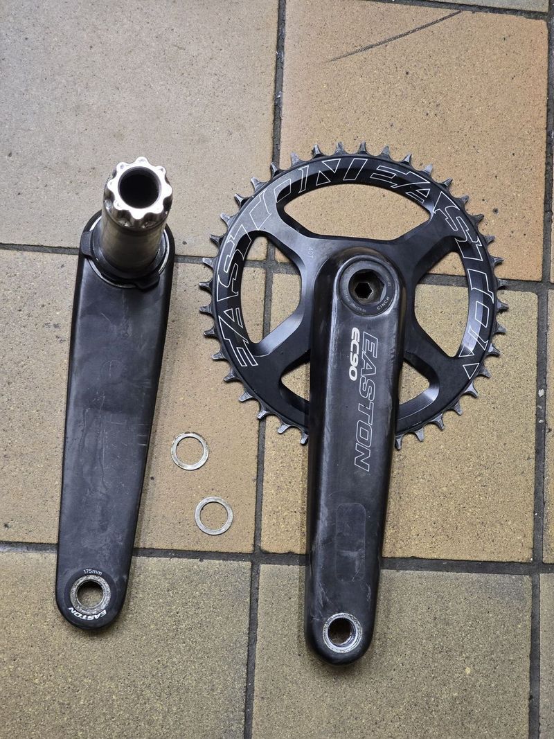Carbonove kliky EASTON EC 90 40z 175mm