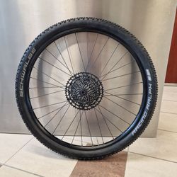 Zapletené MTB kola 29" + kazeta + kotouče + pláště
