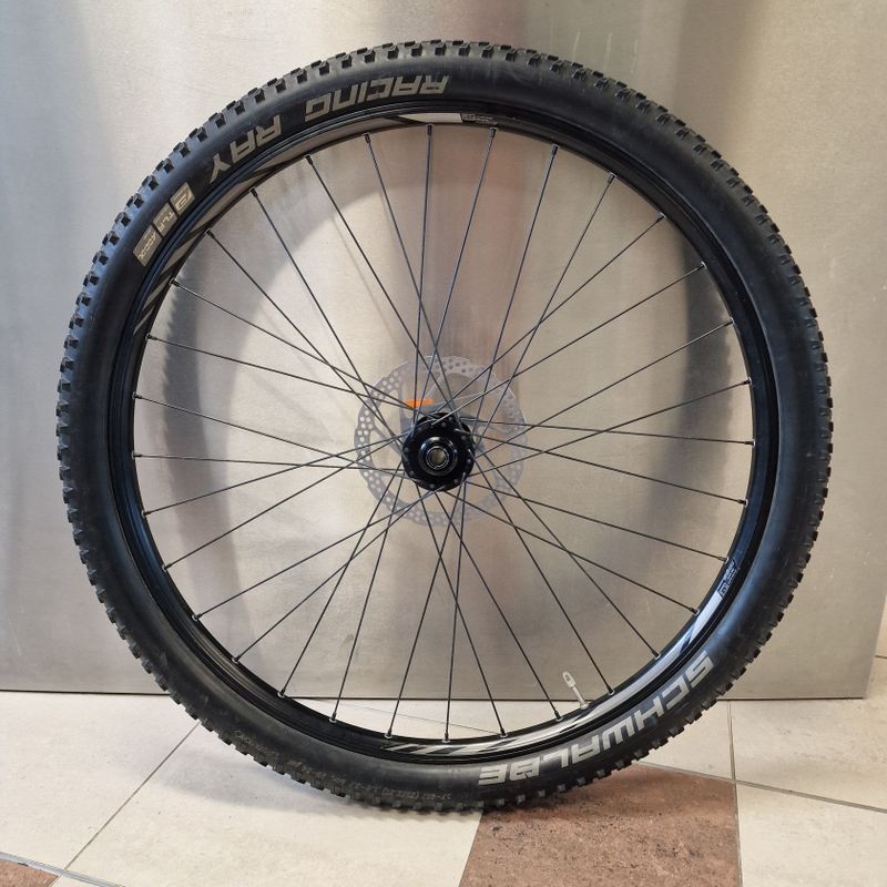 Zapletené MTB kola 29" + kazeta + kotouče + pláště