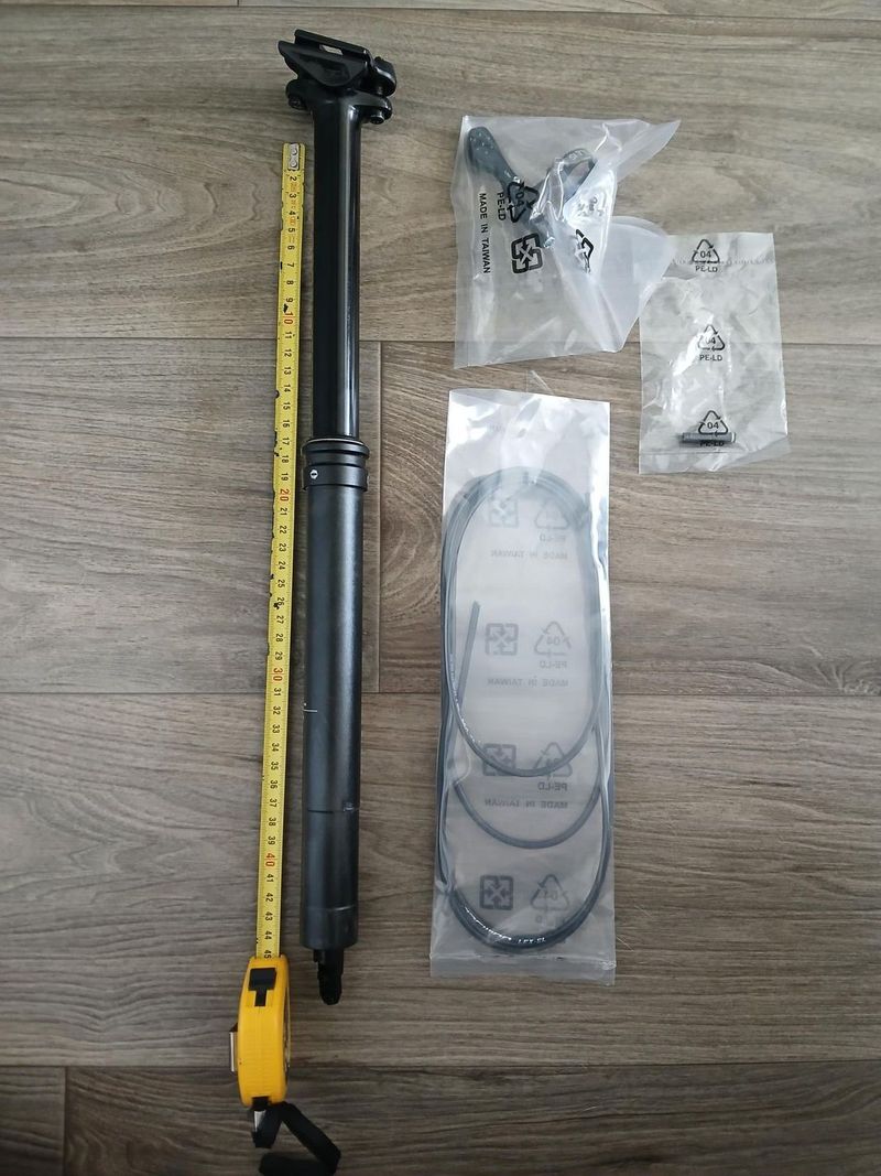 Teleskopická sedlovka 30,9mm, zdvih 170mm