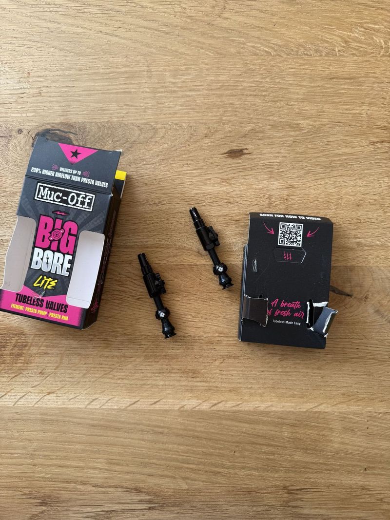 Ventilky MucOff Big Bore Lite - nepoužité