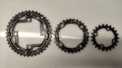 Převodníky 40+30+22, rozteč 96/64 mm, NOVÉ