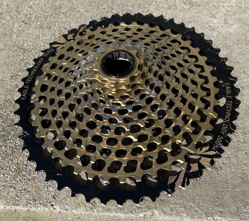 Kazeta Sram XX1 Eagle XG-1299, 12s Gold 10-50