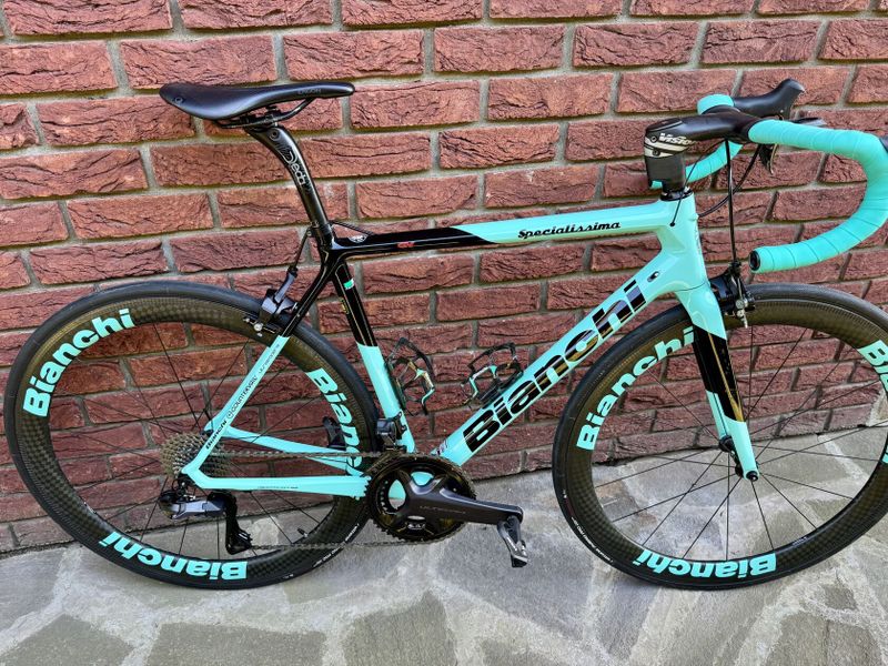 Bianchi Specialissima CV Carbon nové Shimano Ultegra R8150 Di2 2x12speed velikost 55 