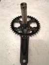 Kliky Shimano GRX FC-RX600 1x11 a převodník 38z Oval Absolute Black