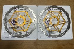 NOVÉ - Brzdové kotouče Formula CURA 203mm zlaté