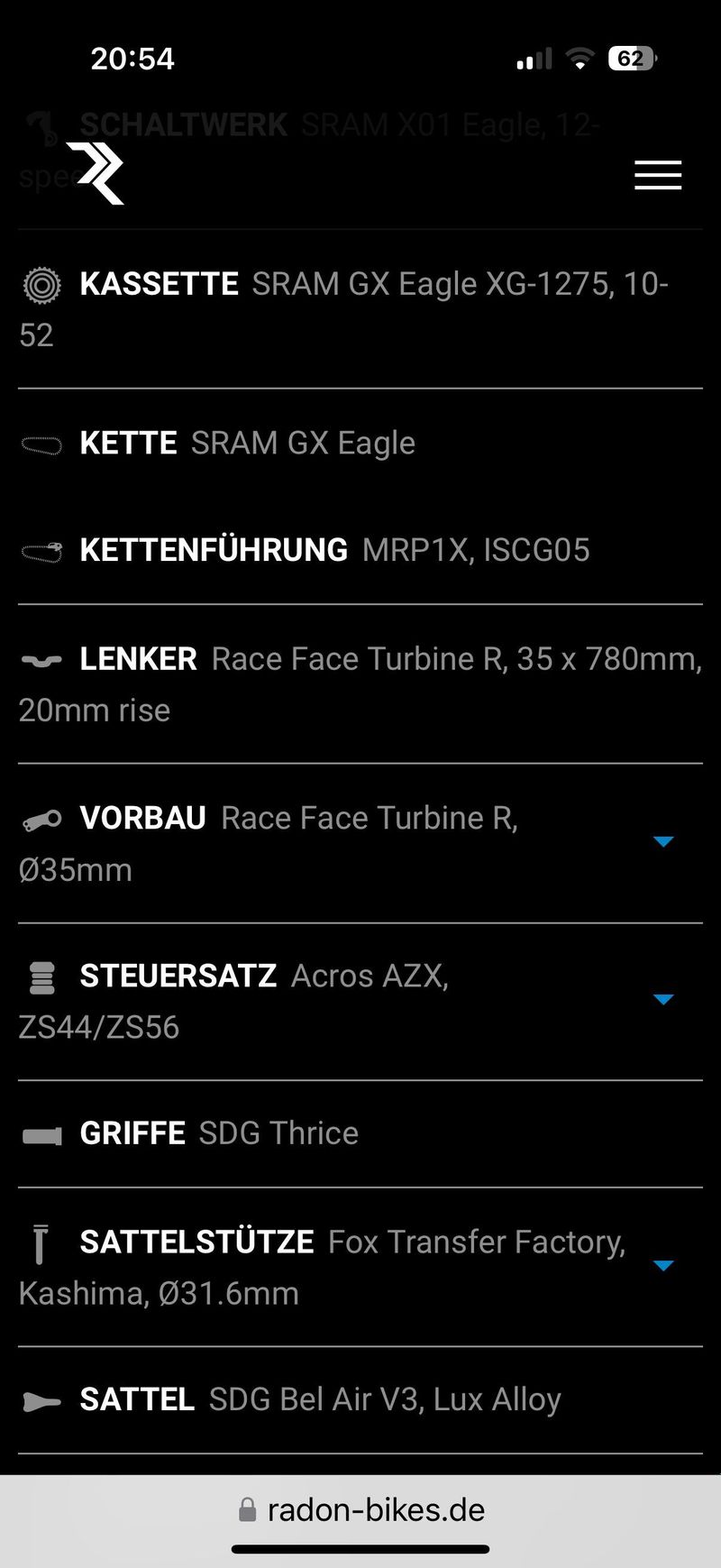 Radon Skeen Trail 10.0 HD