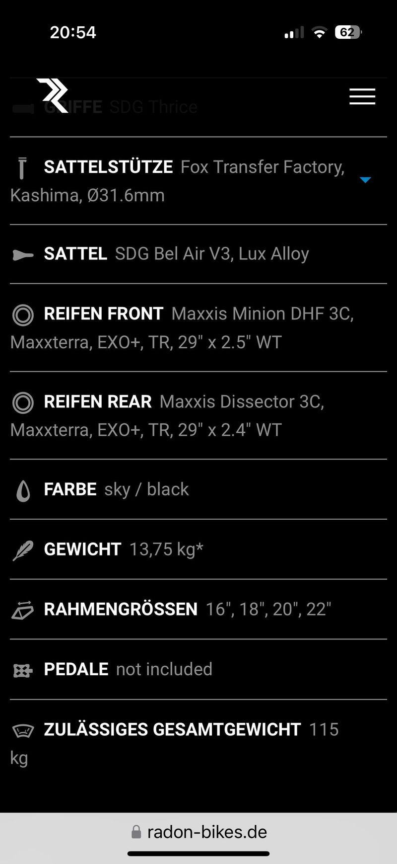 Radon Skeen Trail 10.0 HD