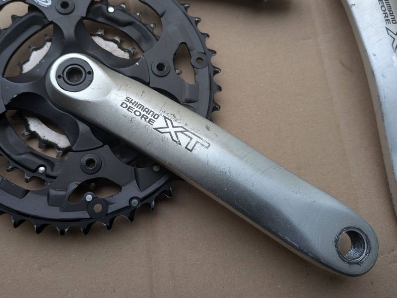 kliky Shimano Deore XT FC-M751 + osa 