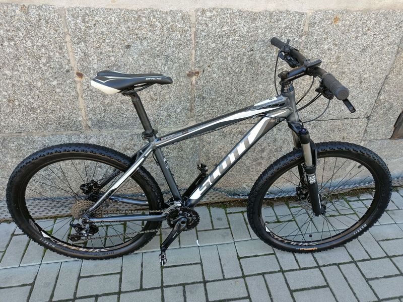 SCOTT DEORE+XT 2x10/ROCKSHOX AIR+ zamykání ze řídítek VEL.M 18"