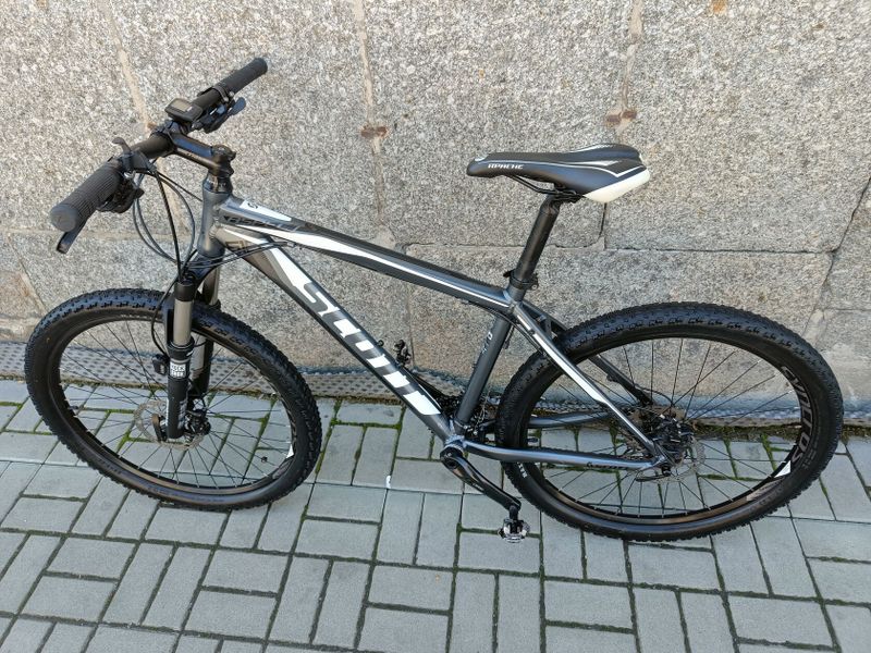 SCOTT DEORE+XT 2x10/ROCKSHOX AIR+ zamykání ze řídítek VEL.M 18"