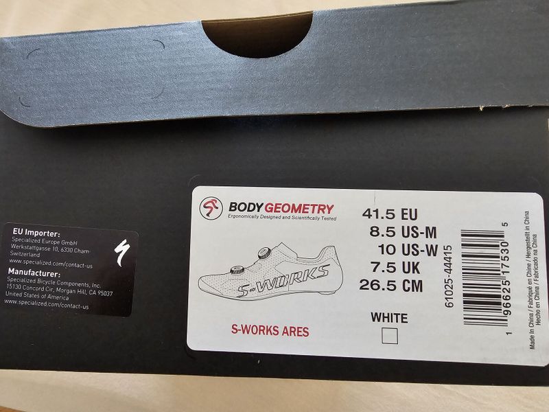 silniční tretry Sworks Ares 2 vel. 41,5 (265mm)