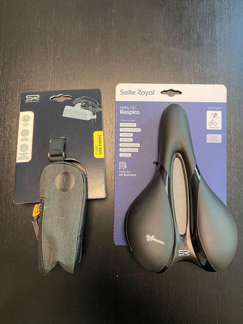 Sedlo Selle Royal Respiro verze Moderate + podsedlová brašna