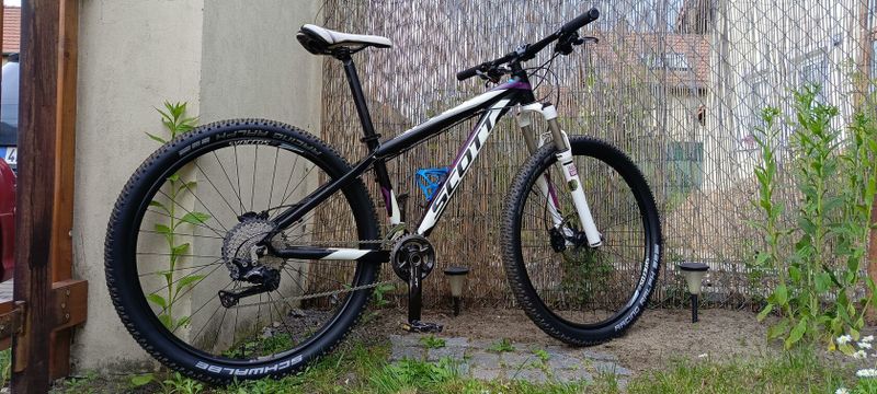 Dámské kolo Scott scale contessa S, komplet na XT, bez poškození pěkný stav