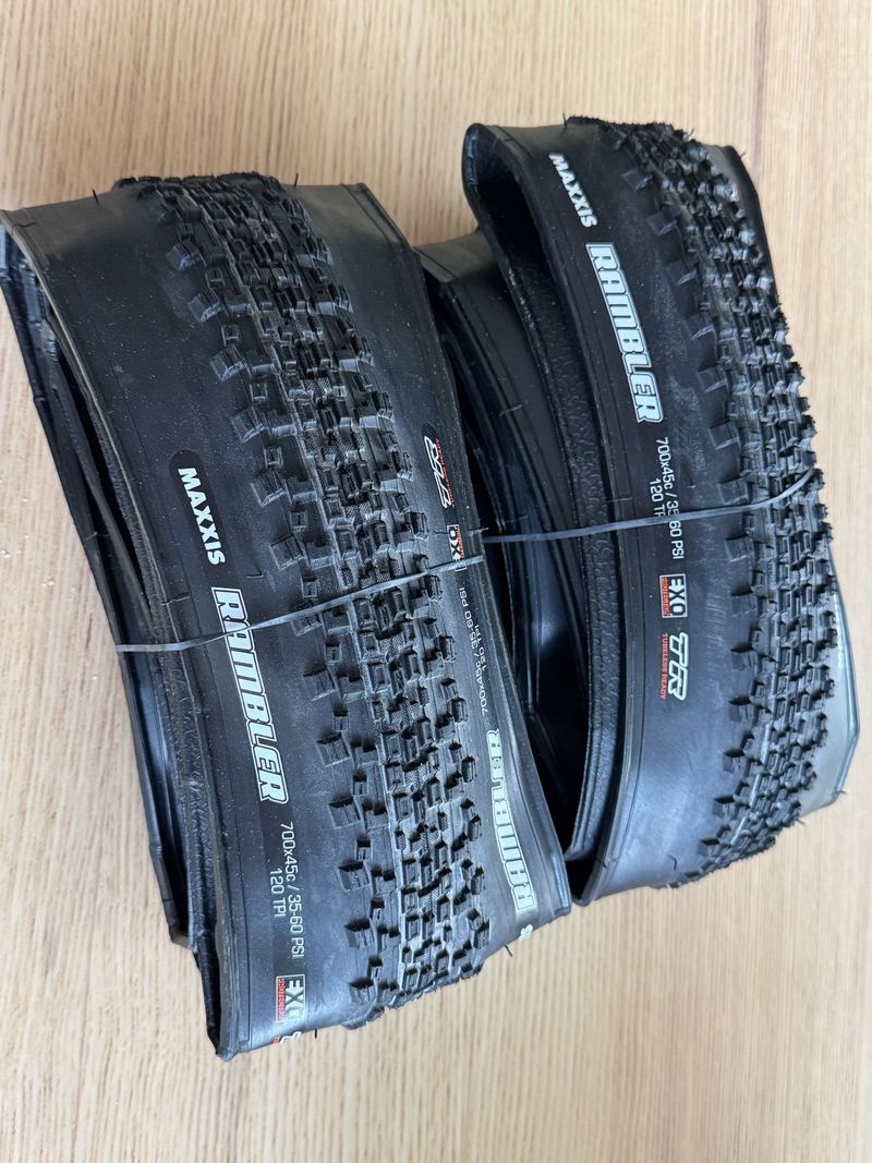 Nové pláště Maxxis Rambler 700x45 2 ks