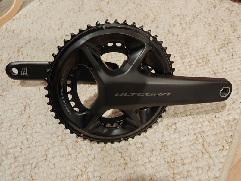 SLEVA: Zánovní Kliky + převodníky Shimano Ultegra FC-R8100, 175 mm, 2x12, 50x34