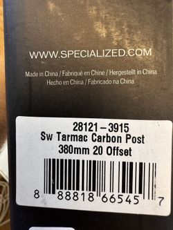 Sedlovka Specialized S-Works Tarmac Carbon 380 mm SL7