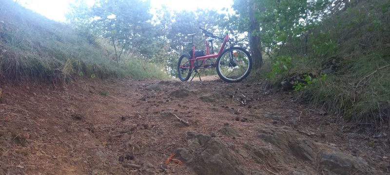 Elektrokolo dvojkolo = Tandem pro dospělého s dítětem | MTB expediční