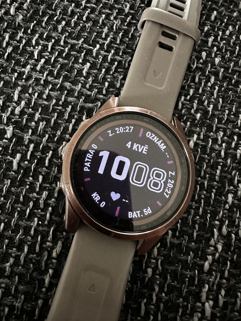 Garmin fenix 7s Sapphire Solar 