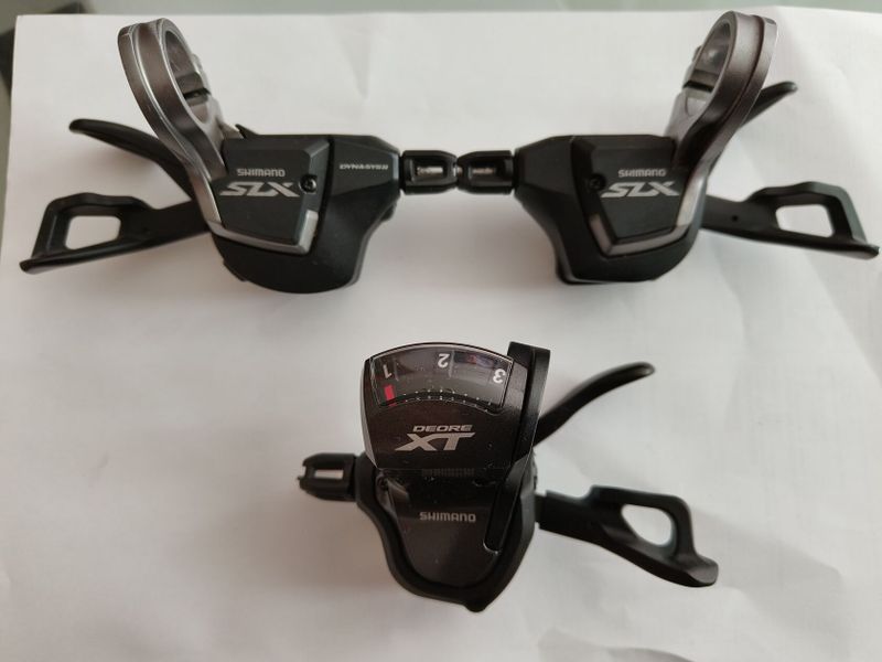 Použité řazení Shimano XT a SLX