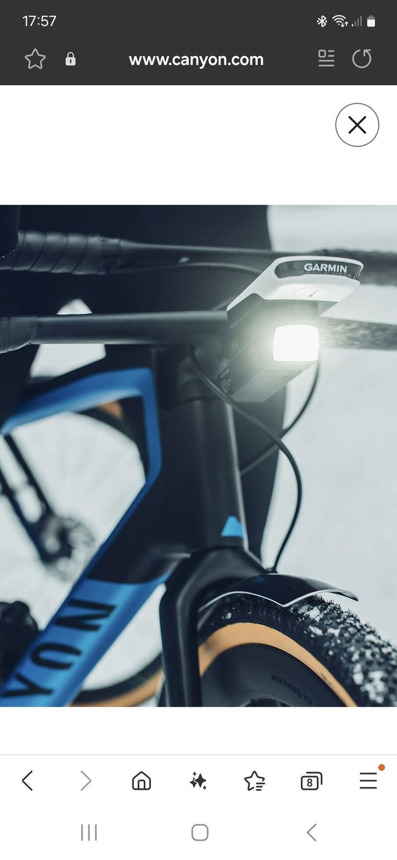 Canyon Frontlight Set, nové