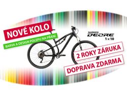 Nové celoodpružené kolo MTB 29" Spyder All Mountain SHIMANO Deore 1x10 vel. S (17") - barva na přání