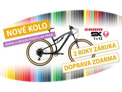 Nové celoodpružené kolo MTB 29" Spyder All Mountain SRAM SX Eagle 1x12 vel. S (17") - barva na přání