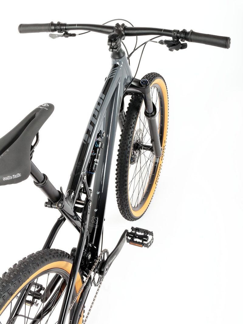 Nové celoodpružené kolo MTB 29" Spyder All Mountain SRAM SX Eagle 1x12 vel. S (17") - barva na přání