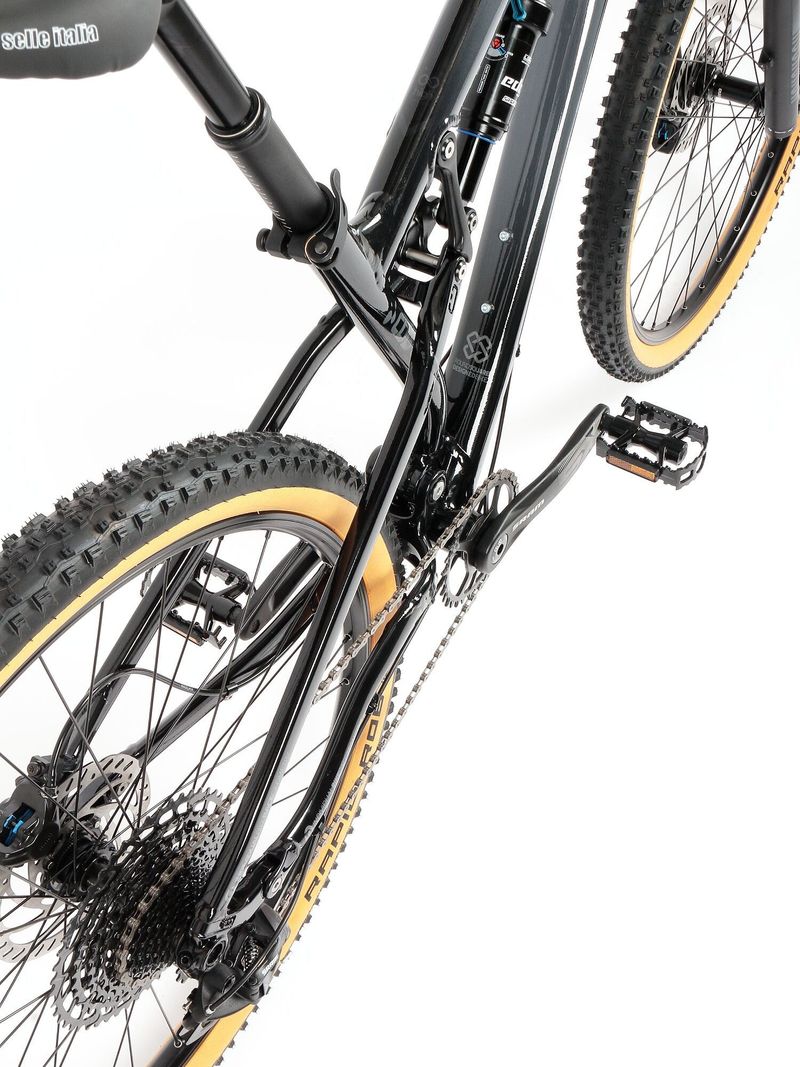 Nové celoodpružené kolo MTB 29" Spyder All Mountain SRAM SX Eagle 1x12 vel. S (17") - barva na přání