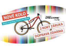 Nové celoodpružené kolo MTB 29" Spyder All Mountain SHIMANO Deore 1x12 vel. S (17") - barva na přání