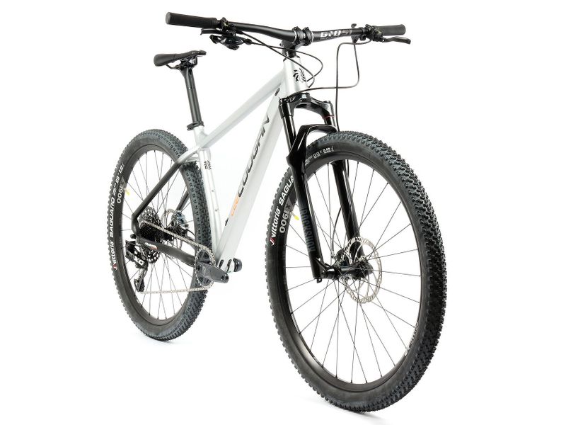 Nové kolo MTB 29" Lee Cougan Revenge SRAM X01 Eagle 1x12 stříbrno-černé matné - vel. XS, S, M a L