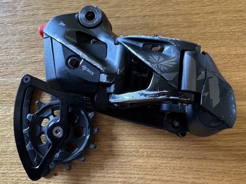 Přehazovačka SRAM XX1 AXS - nové ramínko Garbaruk, plně funkční, bez baterky