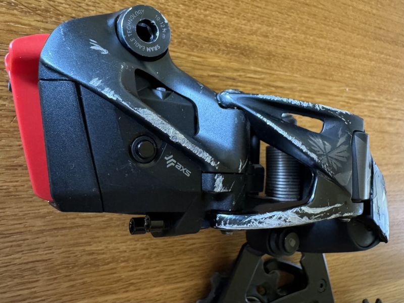 Přehazovačka SRAM XX1 AXS - nové ramínko Garbaruk, plně funkční, bez baterky