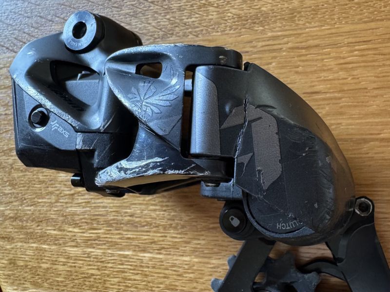 Přehazovačka SRAM XX1 AXS - nové ramínko Garbaruk, plně funkční, bez baterky