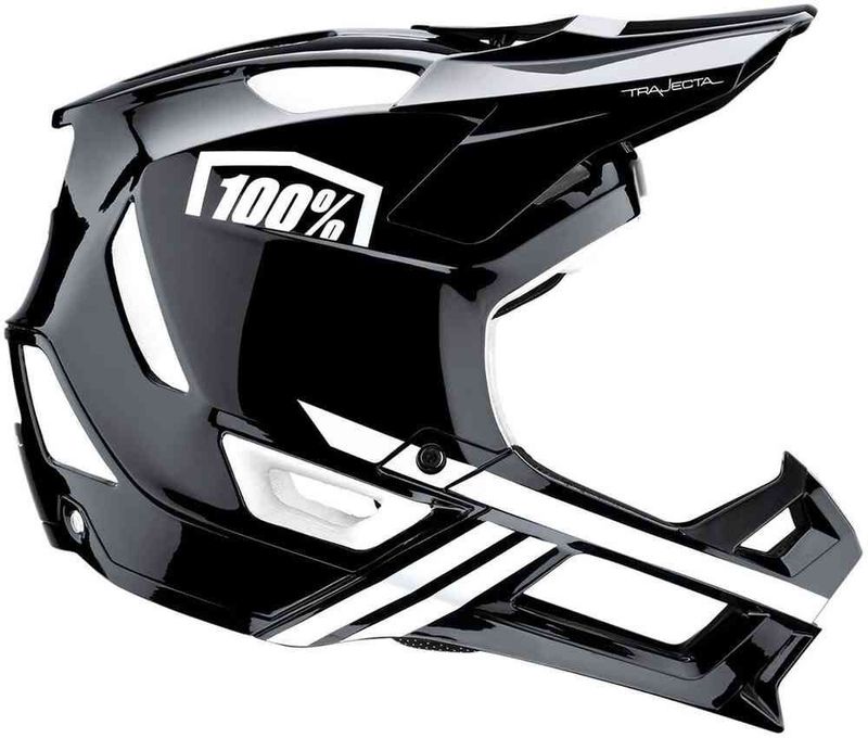 Prodám novou, nepoužitou helmu 100% Trajecta black/white