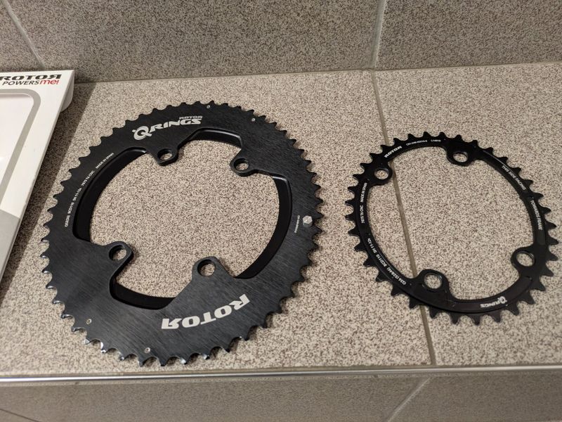Oválné převodníky Rotor Q-Rings 52-36 pro Shimano 11-12rychl