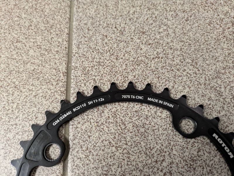 Oválné převodníky Rotor Q-Rings 52-36 pro Shimano 11-12rychl