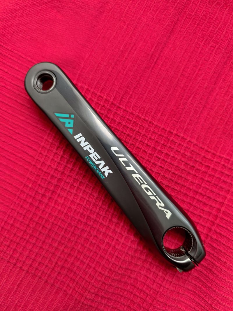 Prodám levou kliku Ultegra FC-6800 délka 172,5mm s wattmetrem Inpeak